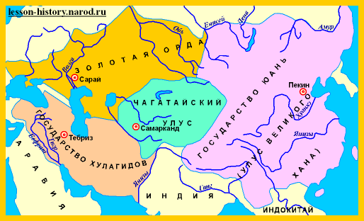 Историческая карта Средние века